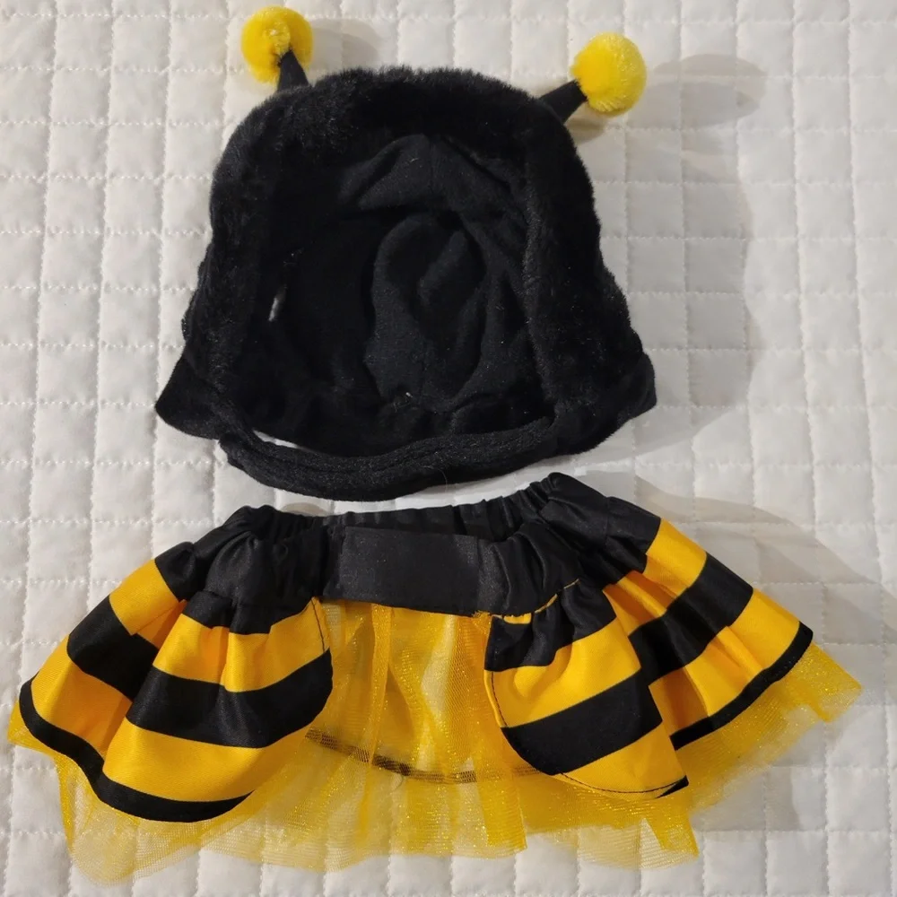 🎃💀👻 Bootique Small Dog Bumblebee Tutu Halloween Costume Cute Adorable Fun Shiny
